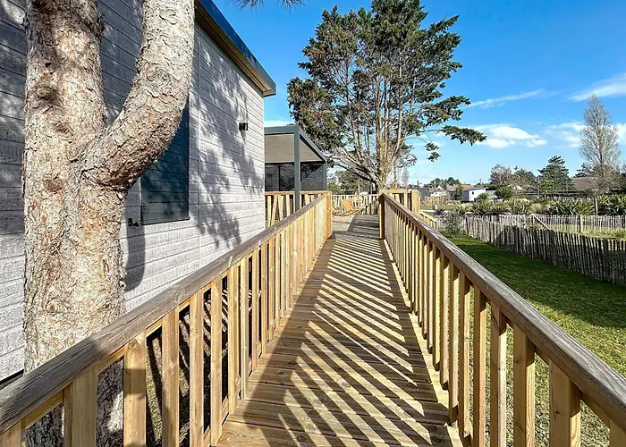 Domek alpejski De Standing A - 6 Couchages, Piscine Chauffee, Proche Et Commerces, Wi-fi Gratuit - Fr-1-361-449 Jullouville-les-Pins